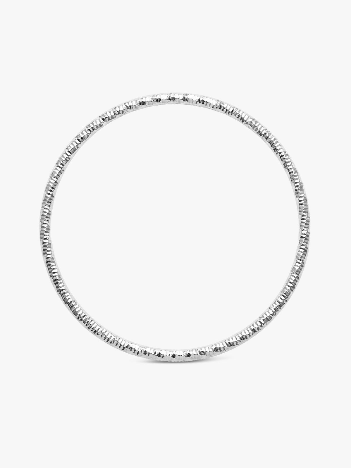 Silver Grace Shine Bangle (Size 2.6)