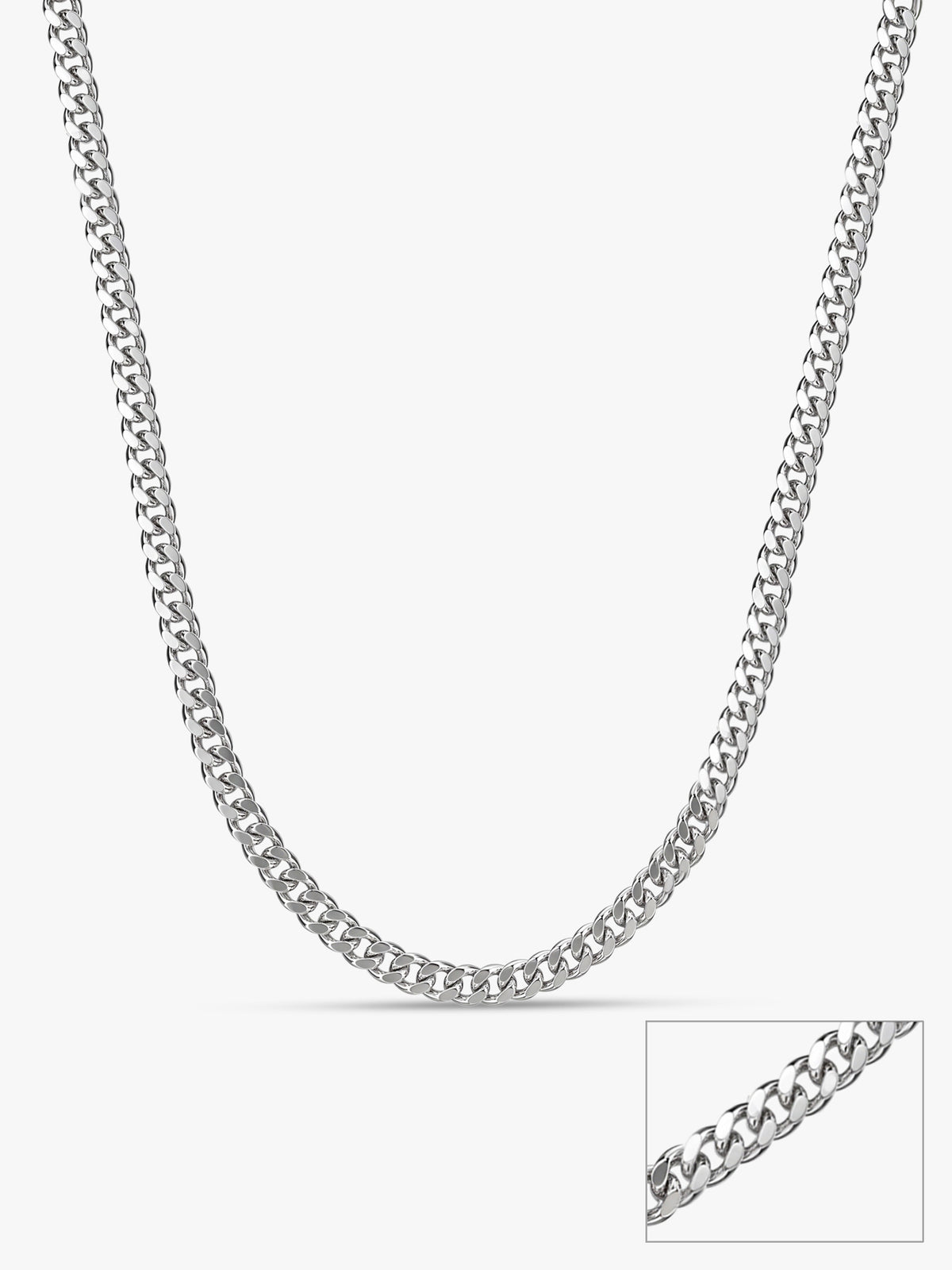 Silver Nova Fine Cuban Chain