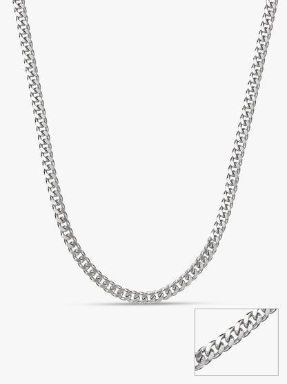 Silver Nova Fine Cuban Chain