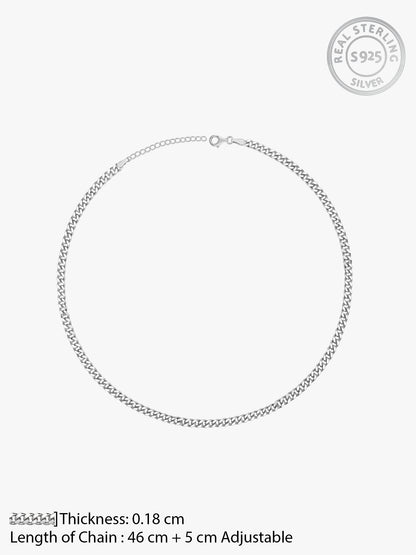 Silver Everlasting Glow Link Chain