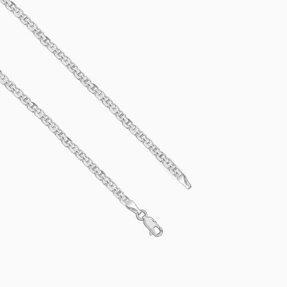 Silver Box Chain For Him