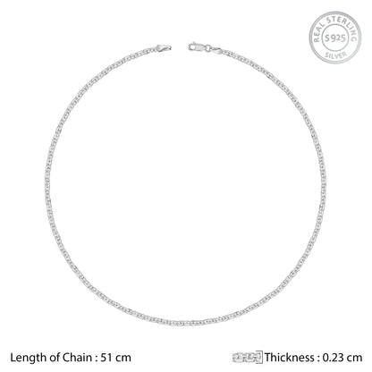 Silver Box Chain For Him