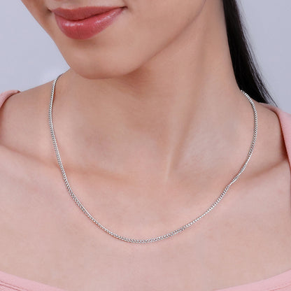 Silver Classic Curb Chain