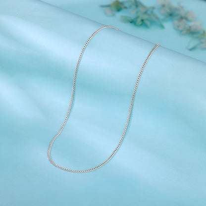Silver Classic Curb Chain