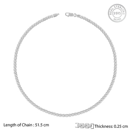 Silver Out of Box Chain For Him