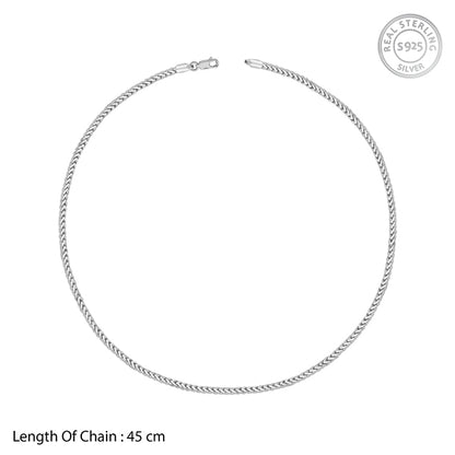 Silver Fox Tail Chain