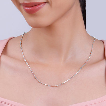 Silver Ball Station Chain