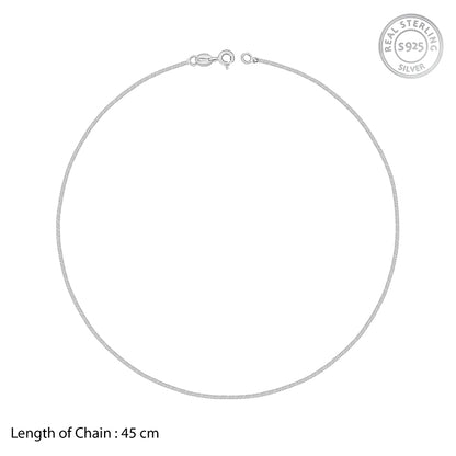 Silver Herringbone Chain