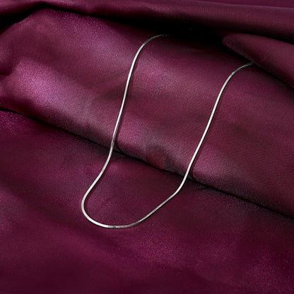 Silver Herringbone Chain