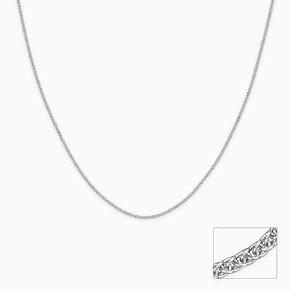Silver Spiga Chain