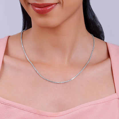 Silver Spiga Chain