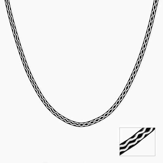 Black Rhodium Celtic Chain