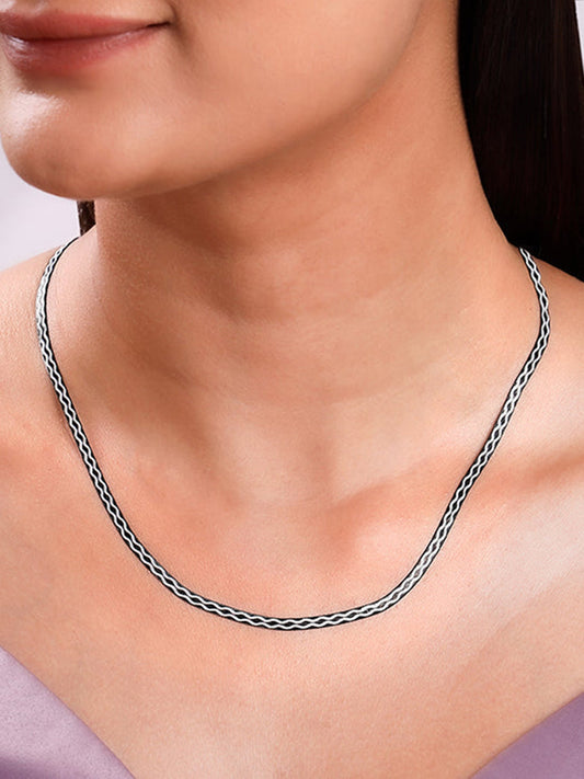 Black Rhodium Celtic Chain