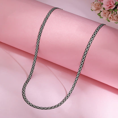 Black Rhodium Celtic Chain