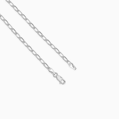 Silver Gauge Wire Chain For Him
