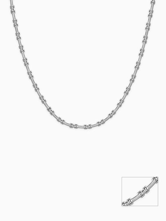 Silver Figaro Box Chain