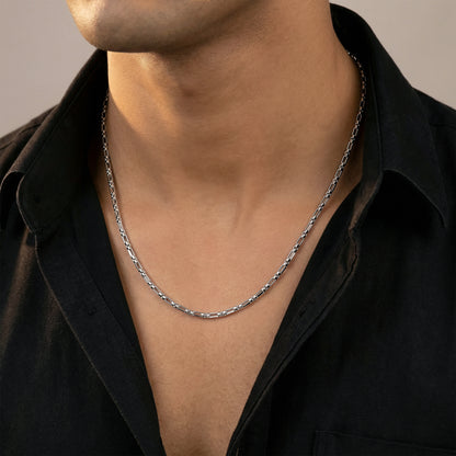 Silver Figaro Box Chain