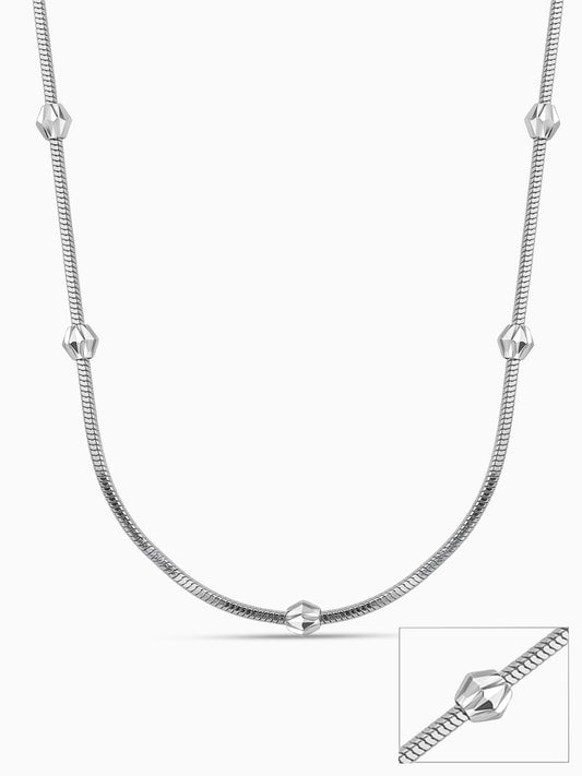 Silver Bead Me Up Chain
