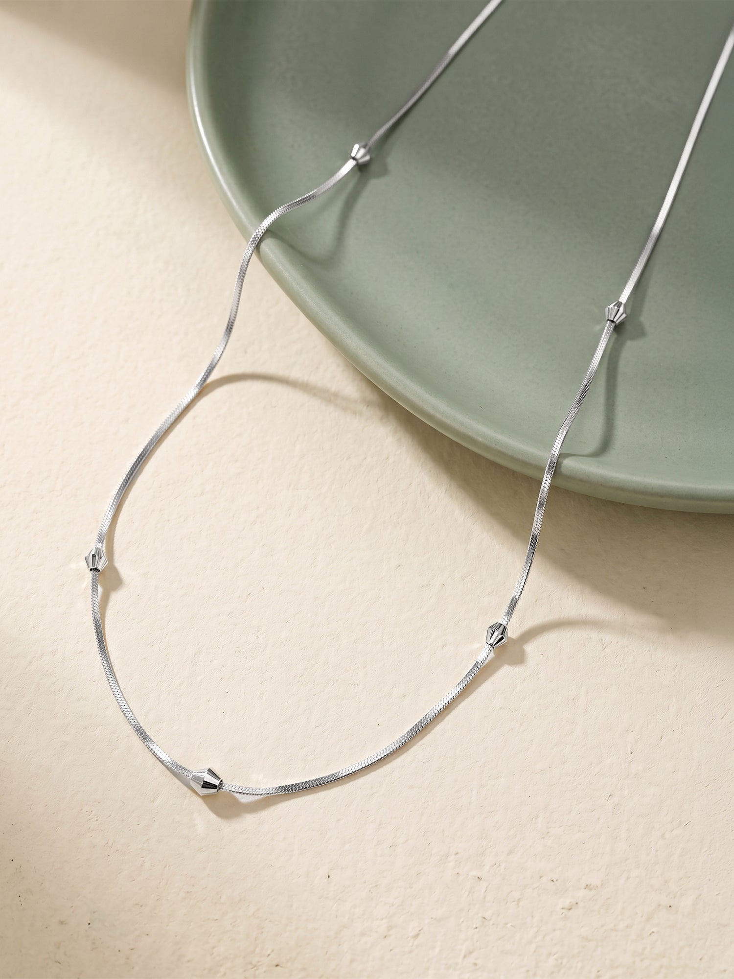 Silver Bead Me Up Chain