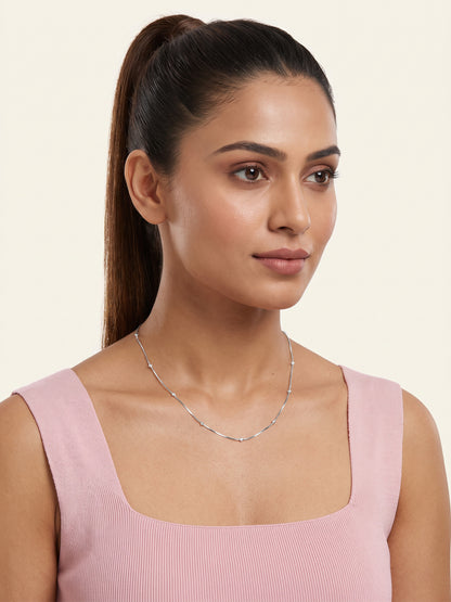 Silver Bead Me Up Chain