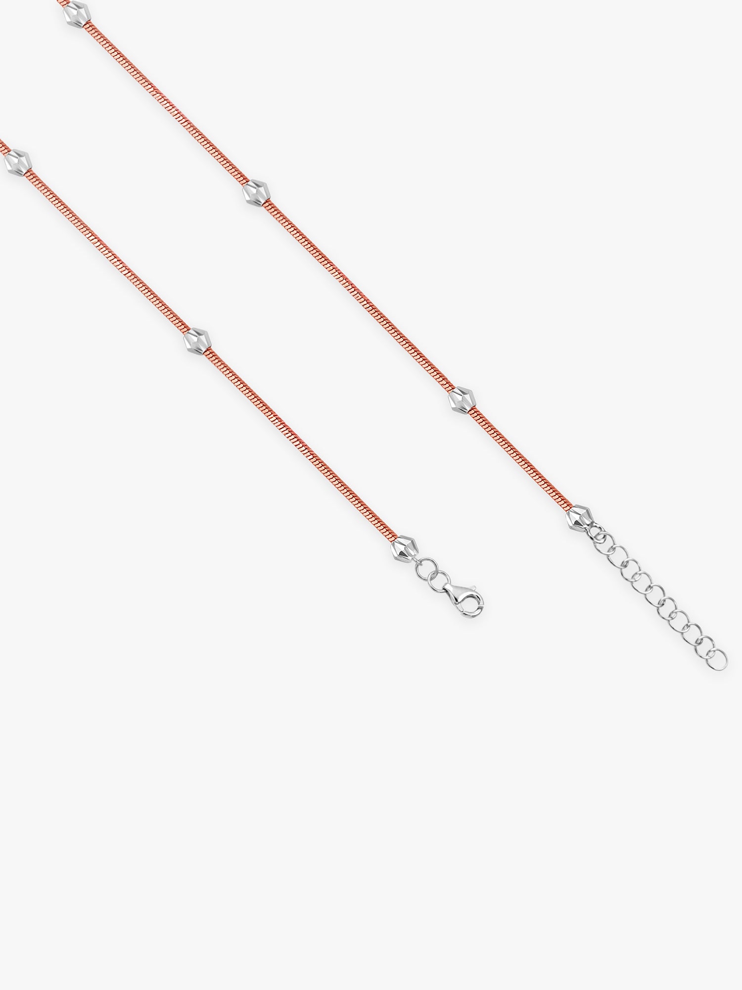 Dual Tone Versatile Snake Silver Chain