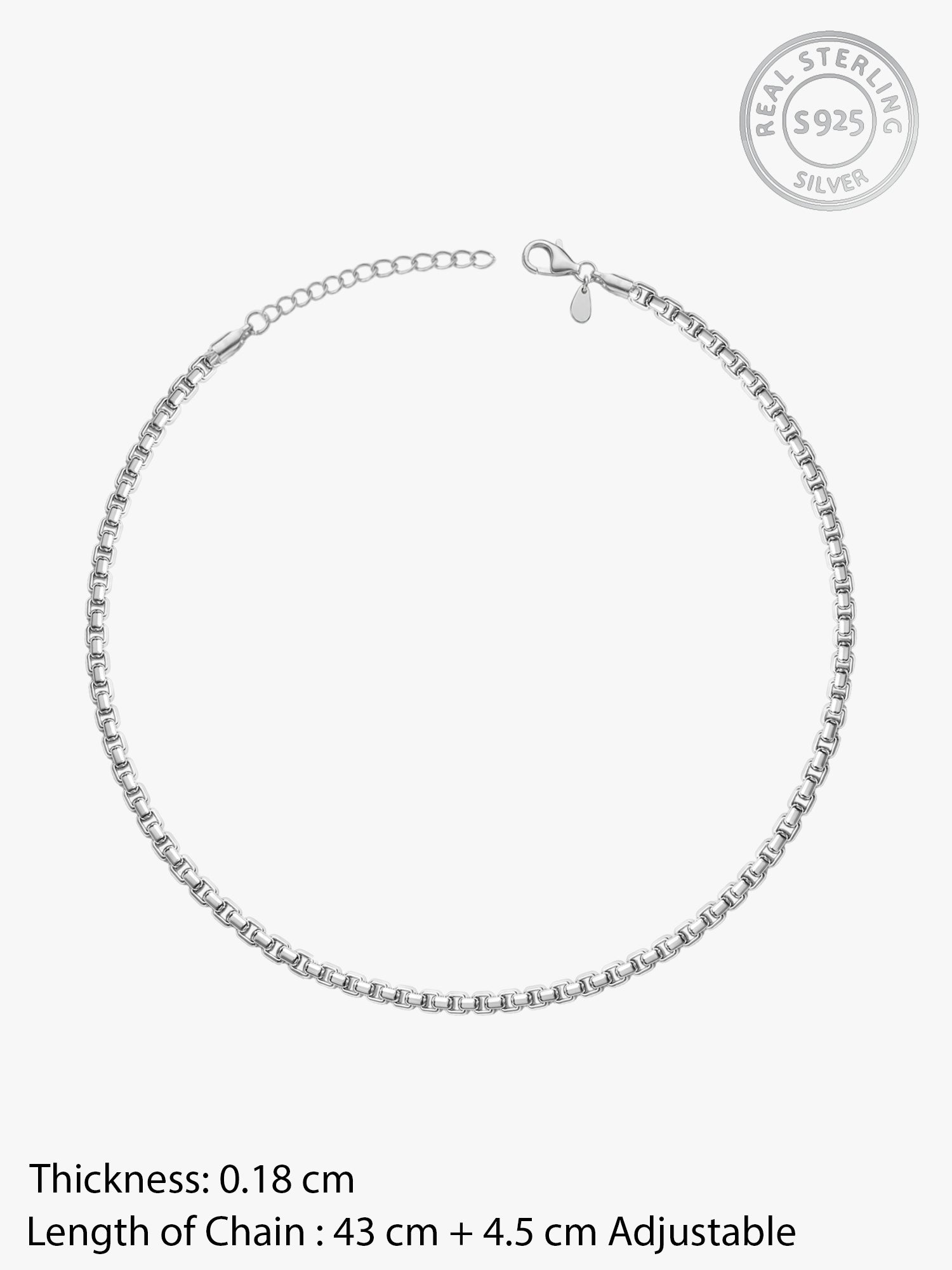 Silver Minimal Link Chain