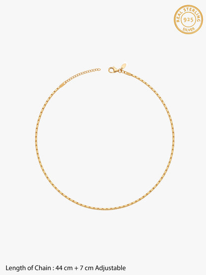 Golden Link Up Box Chain