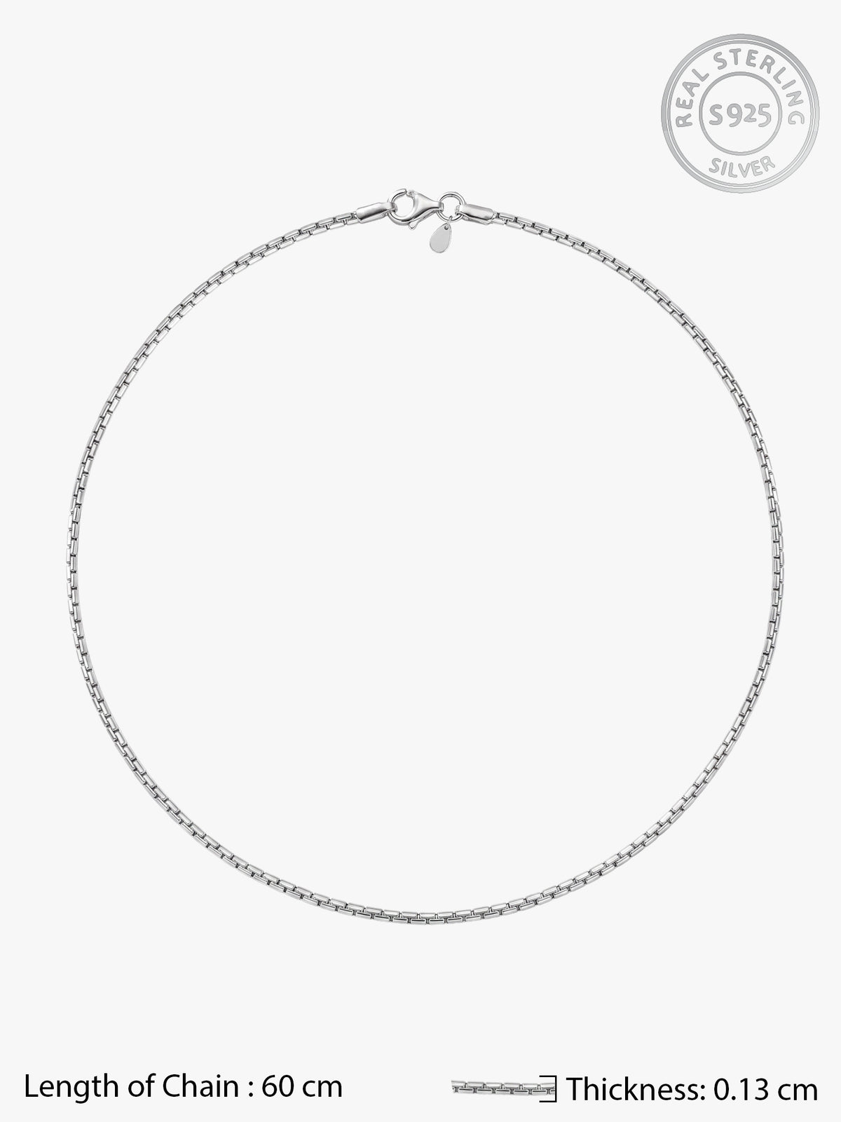 Silver Virtus Chain For Him