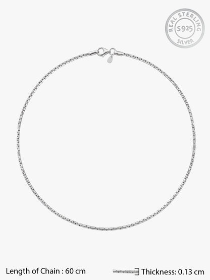 Silver Virtus Chain For Him