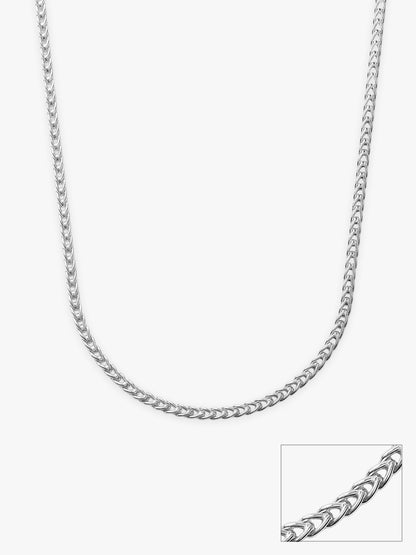 Silver Flint Chain For Him