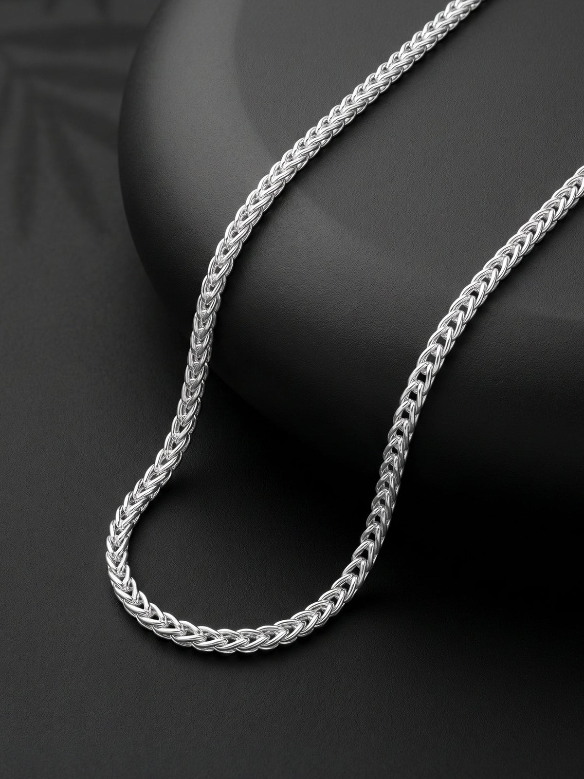 Silver Flint Chain For Him