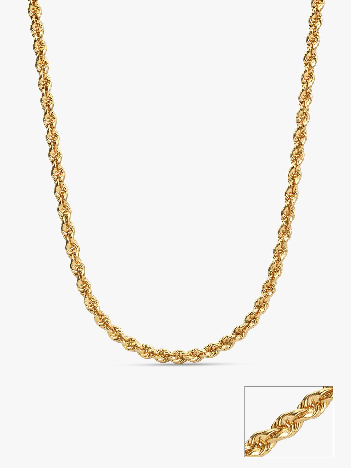 Golden Marlow Rope Chain For Him
