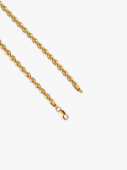 Golden Marlow Rope Chain For Him