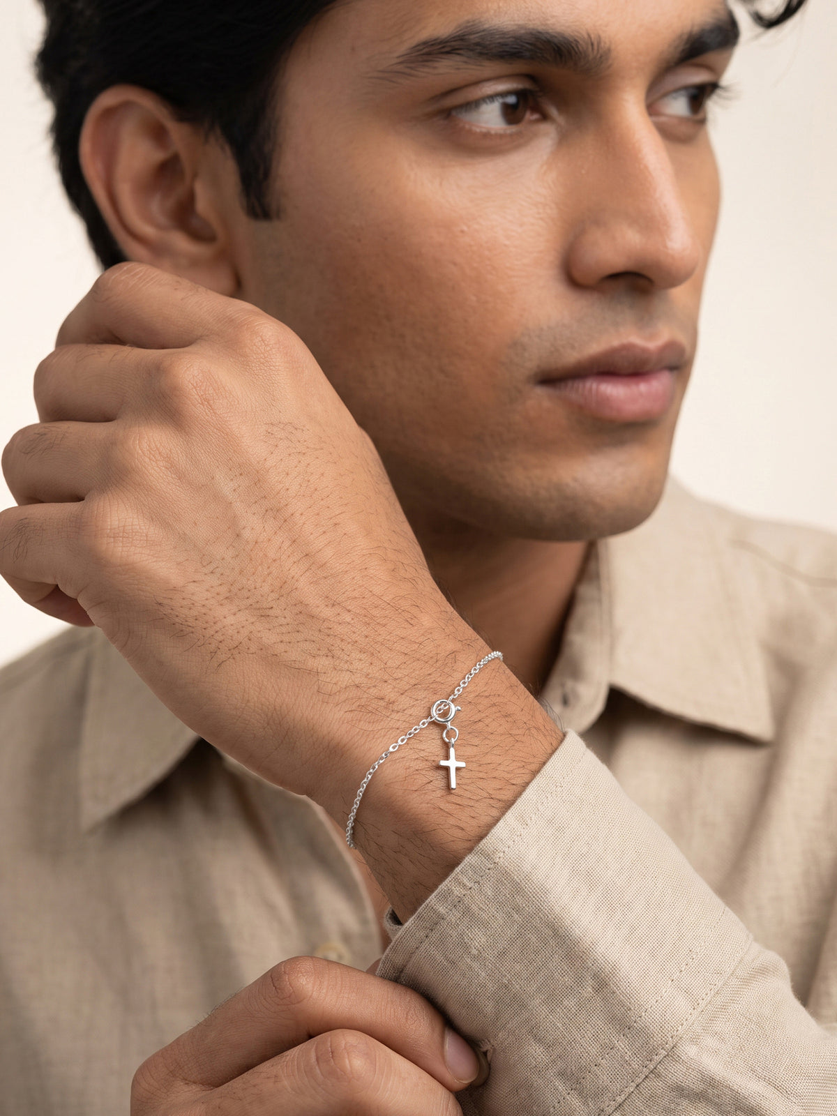 Silver Sterling Shephard Charm For Him