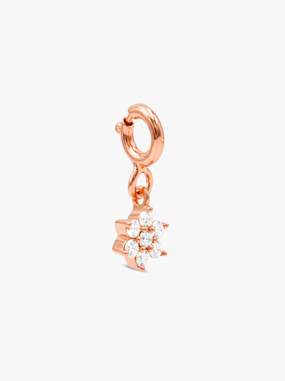 Rose Gold Florentina Charm