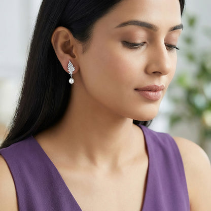 Silver Glorious Wings Earrings