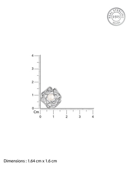 Silver Blossom Earrings