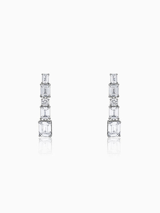 Silver Glam Earrings