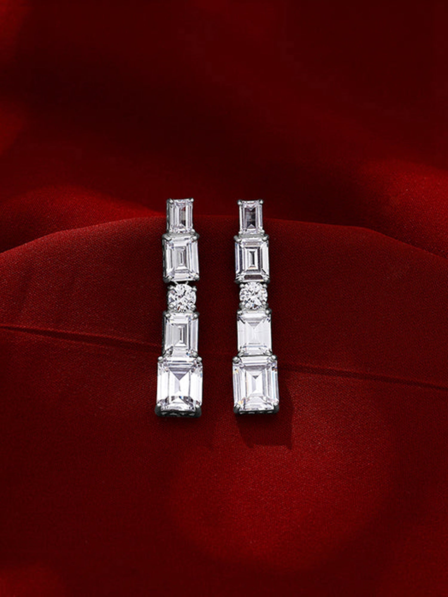 Silver Glam Earrings