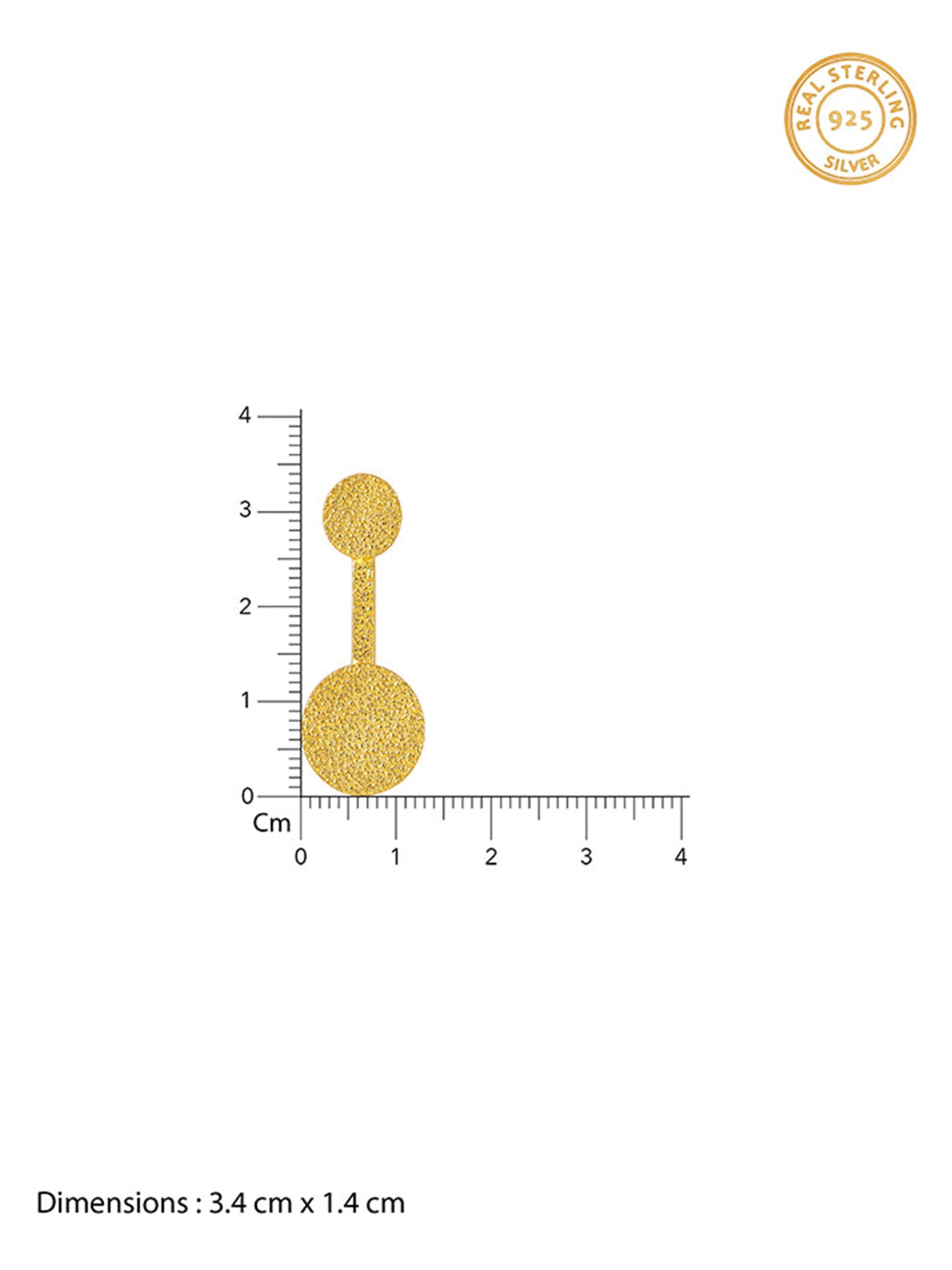 Golden Prism Axis Earrings