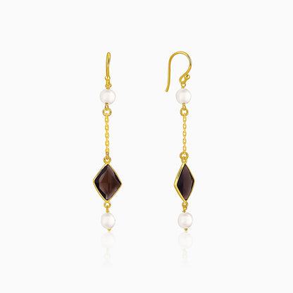 Golden Saoirse Dangler Earrings
