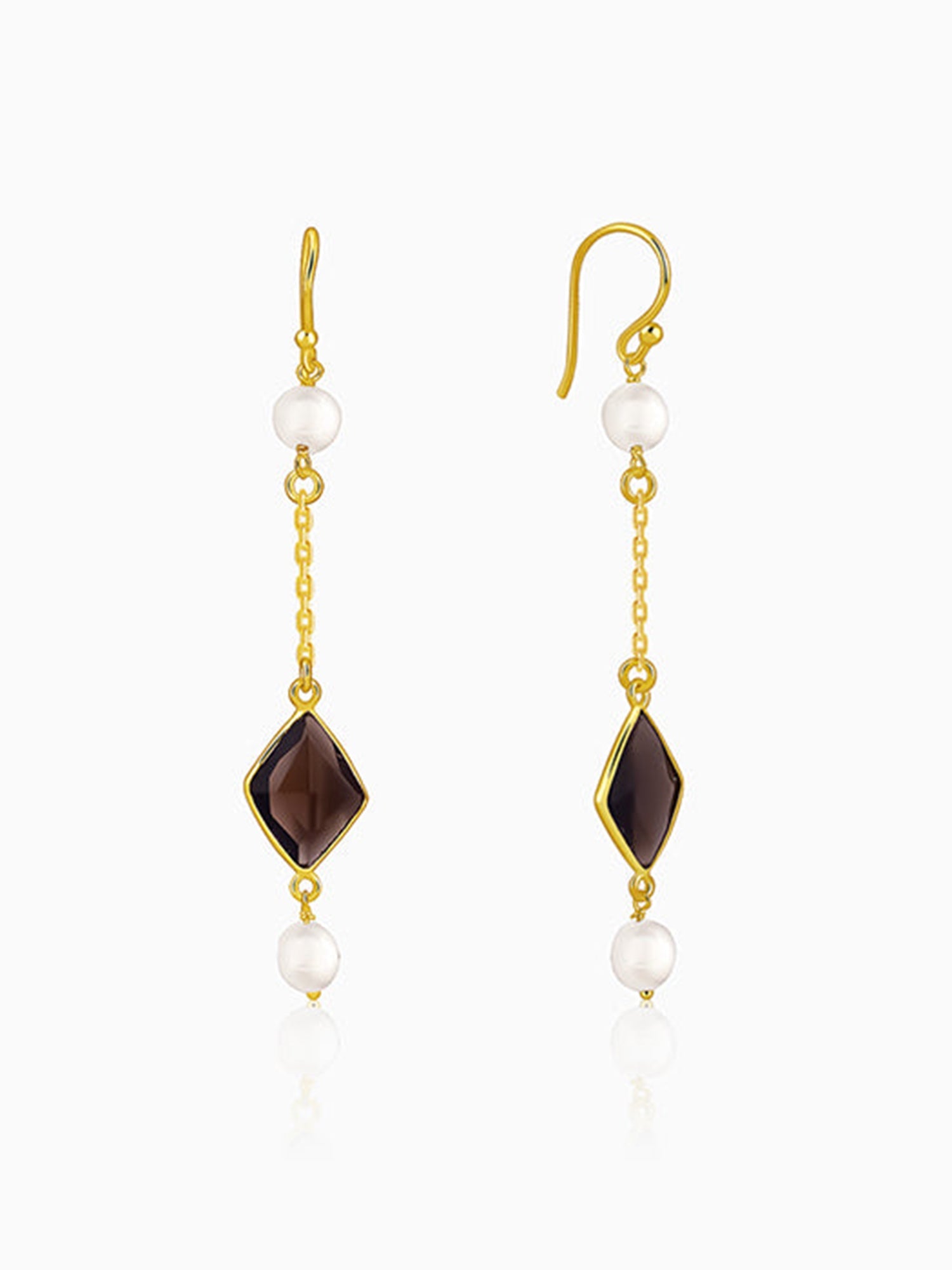 Golden Saoirse Dangler Earrings