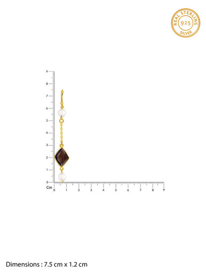 Golden Saoirse Dangler Earrings