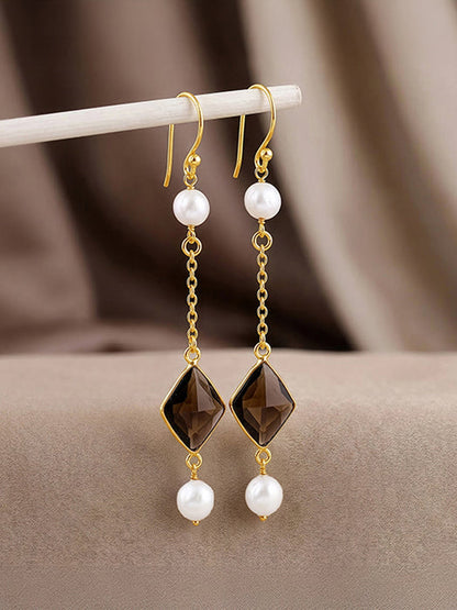 Golden Saoirse Dangler Earrings