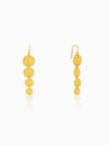 Golden Solar Cascade Dangler Earrings