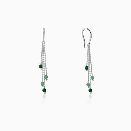Silver Meridian Dangler Earrings