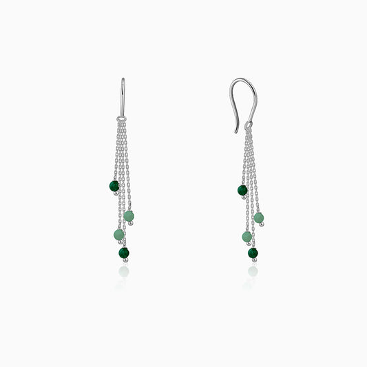 Silver Meridian Dangler Earrings
