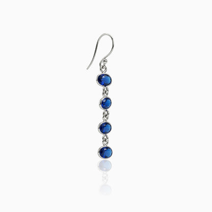 Silver Sky Glow Dangler Earrings