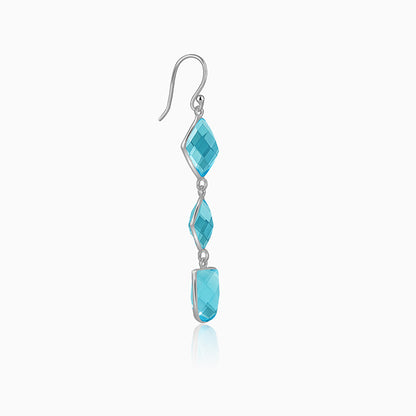 Silver Sky Drop Dangler Earrings