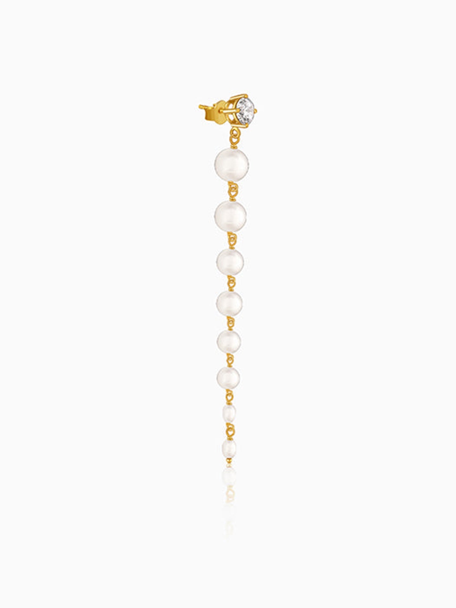 Golden Brigitte Pearl Danglers